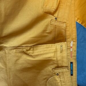 Style & Co. Yellow Straight Leg Jeans